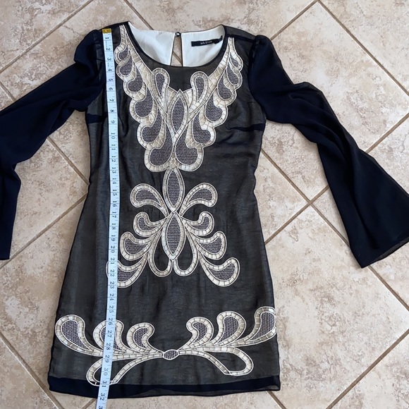 Ark & Co Tunic Dress with Shear Black Overlay - Picture 12 of 12